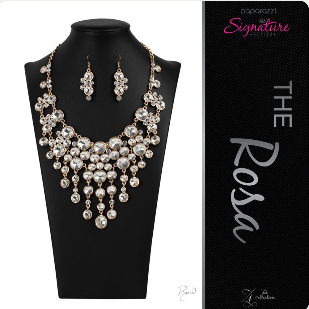 Paparazzi “The Rosa” Necklace Set - 2020 Zi Collection Signature Series NWT